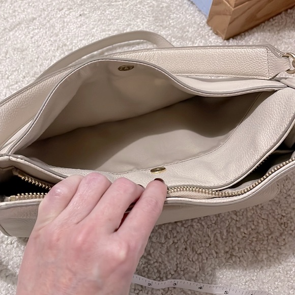 Nordstrom Nude/Beige Handle & Crossbody Purse ✨ - Picture 4 of 15